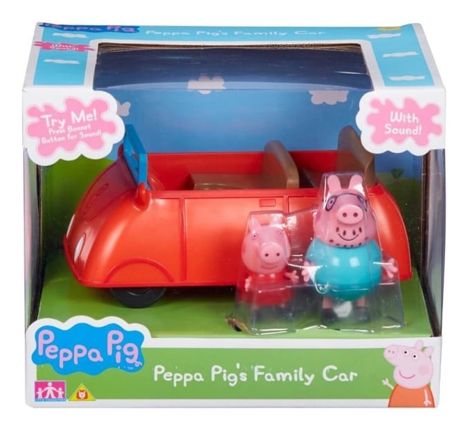 Peppa Pig - Casinha + Família + Carro - Fisher Price Casa - aqui e mais  futuro loja2