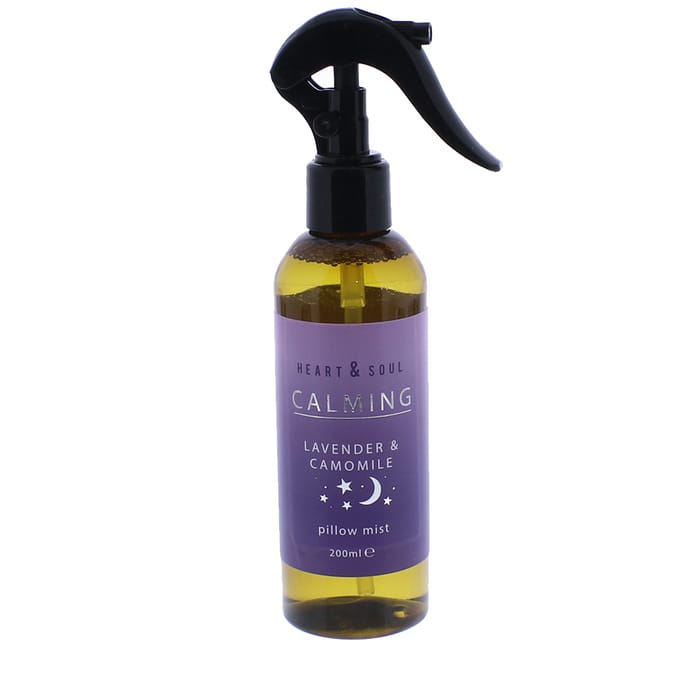 Heart & Soul Pillow Mist 200ml, calming, relaxing, lavender, camomile,  soothing, sleep, natural, oils, aromatherapy