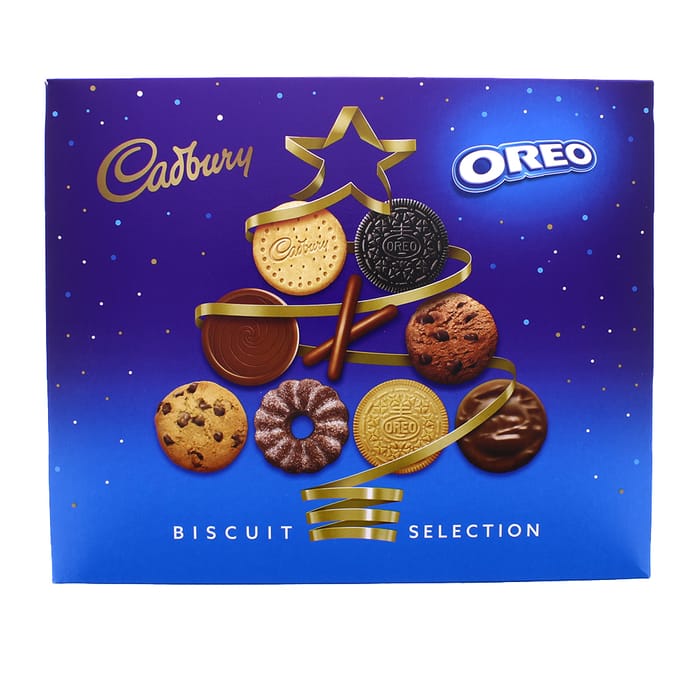 Cadbury Oreo Biscuit Selection 500g, box, boxes, mixed, xmas, christmas