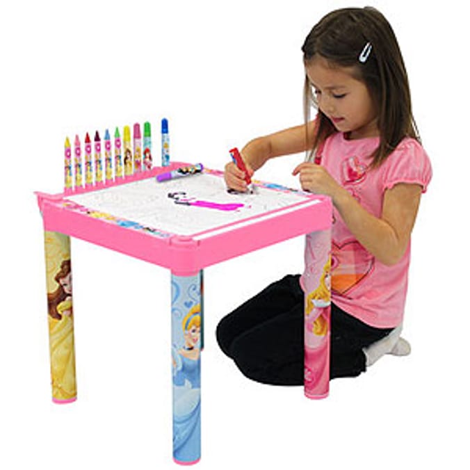 Disney Princess Colouring Table | Home Bargains