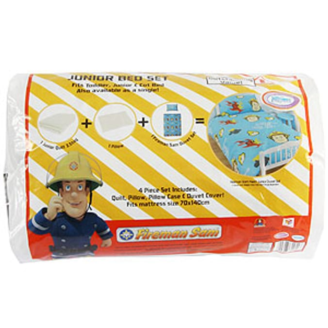 Fireman sam cot bed duvet cheap set