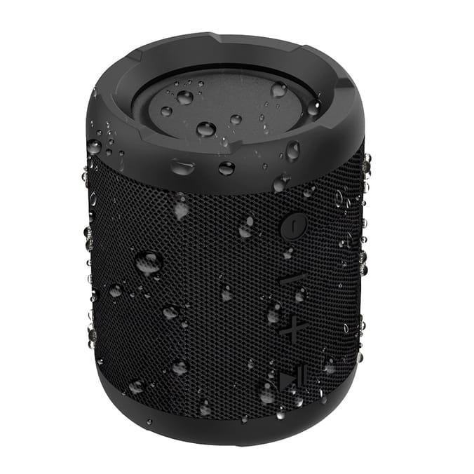 Equatech Portable Wireless Speaker, bluetooth, rechargeable, black, fm