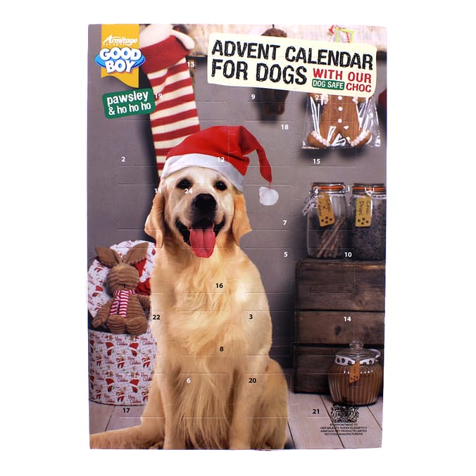 Good Boy Advent Calendar for Dogs dog treats treat christmas xmas gift Home Bargains