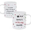 Personalised Christmas Eve Plastic Mug