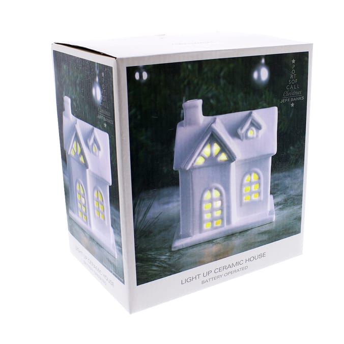 Jeff Banks Ports Of Call: Light Up Ceramic House