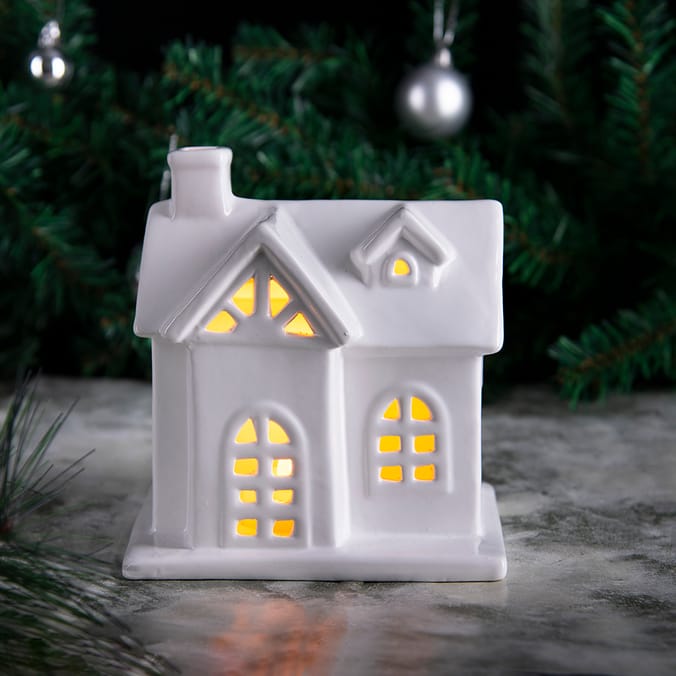 12+ Ceramic Light Up House