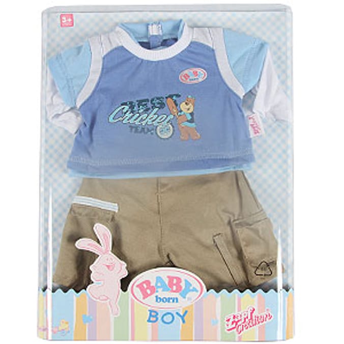 Baby Born Boys Basic Clothes Set