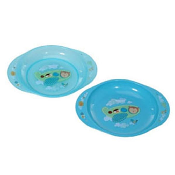 Tommee Tippee Explora Plates Blue x 2 Home Bargains