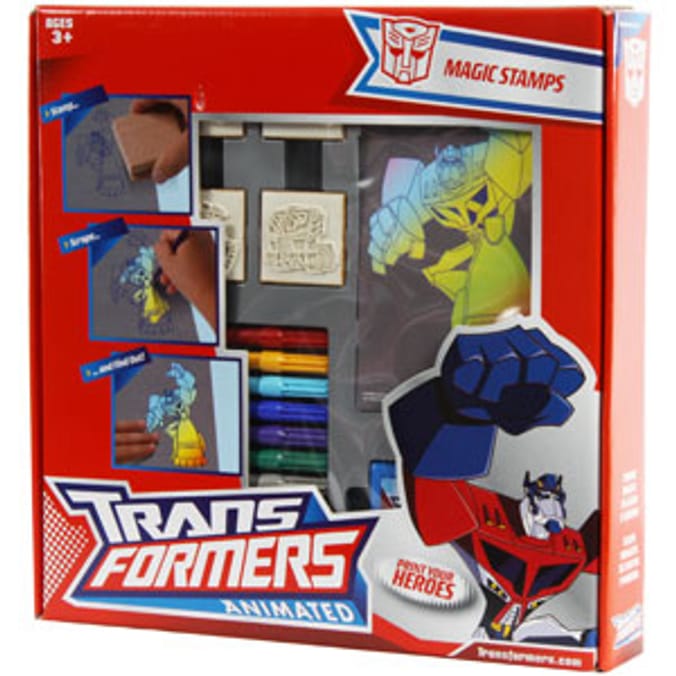 Transformers Magic Stamp Set Home Bargains