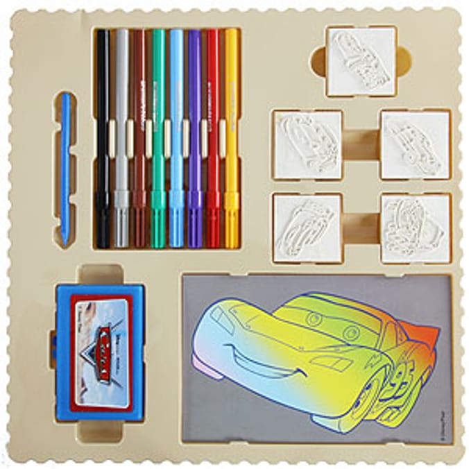 Disney Cars Magic Stamp Set Home Bargains