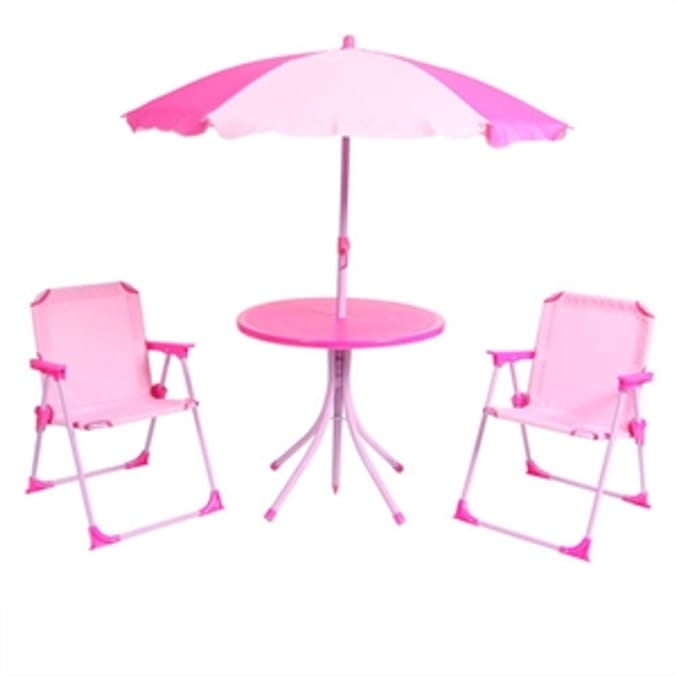 Summer Fun Children s Pink Patio Set Home Bargains