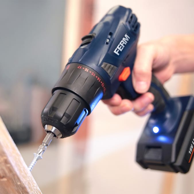 Ferm power drill online 18v