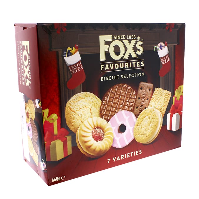 Fox's Favourites Biscuit Selection, variety, christmas, confectionary