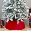 Christmas Tree Metal Skirt - Red