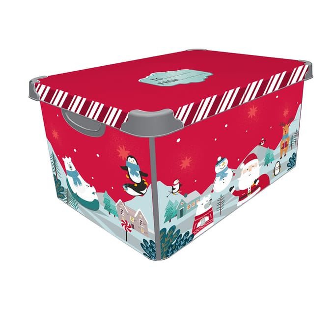 Christmas Eve Solid Box Red, Christmas, Xmas, xmas eve, Presents