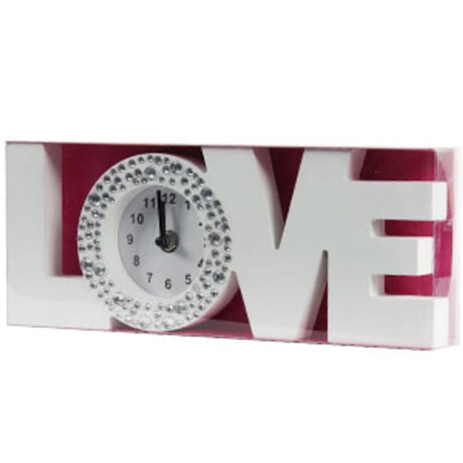 Eternal Love Clock Home Bargains