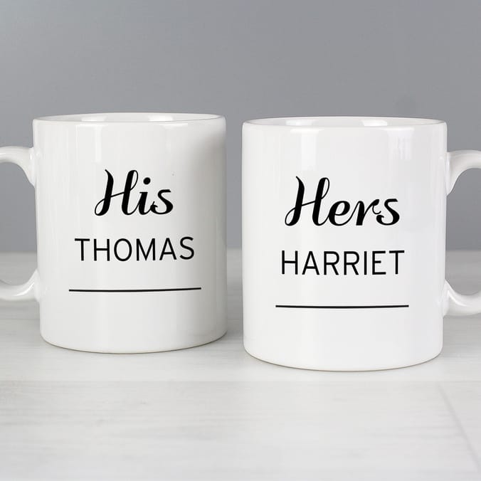 Personalised Classic Mug Set