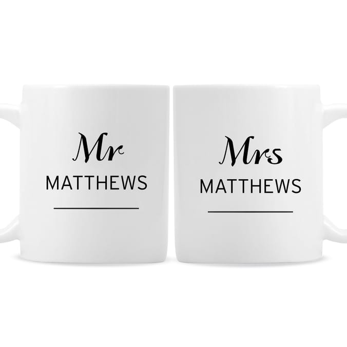 Personalised Classic Mug Set