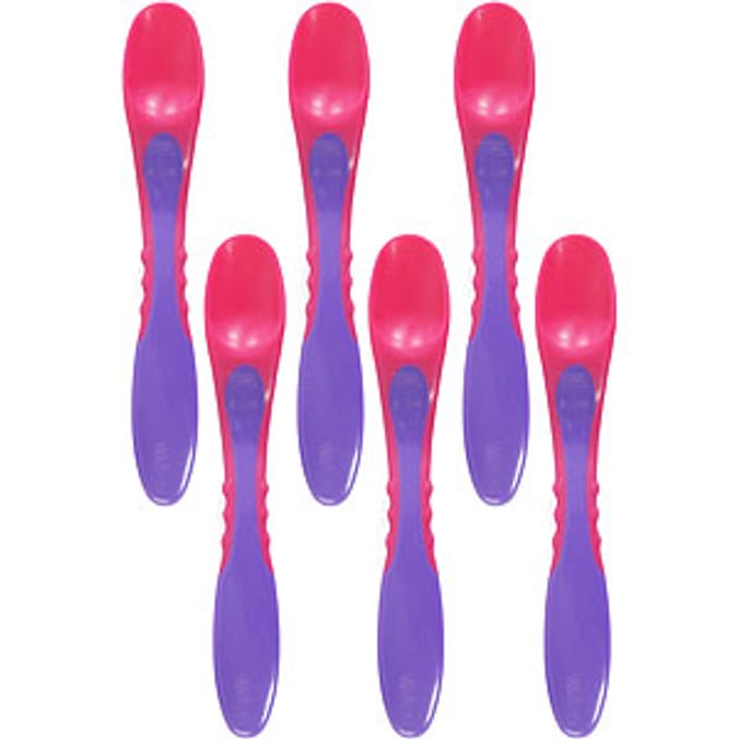 Tommee Tippee Explora Weaning Spoons x 6 - Purple