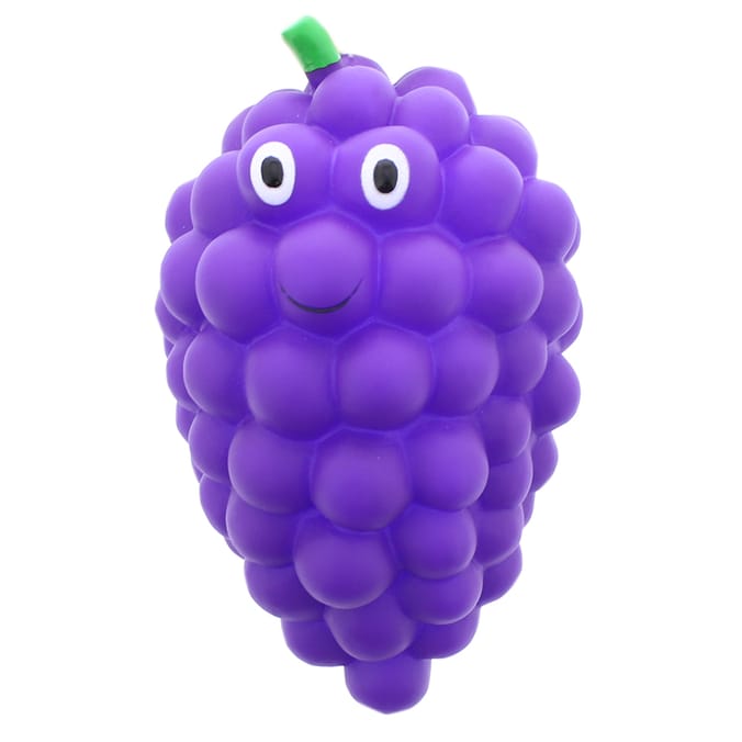 My Pets PLAY! Vinyl Dog Toy Grapes, vinyl, squeaker, toy, dog, pet