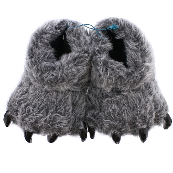 Grey best sale monster slippers