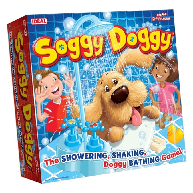 Soggy Doggy Board Game For Kids With Interactive Dog Toy – Biggybargains
