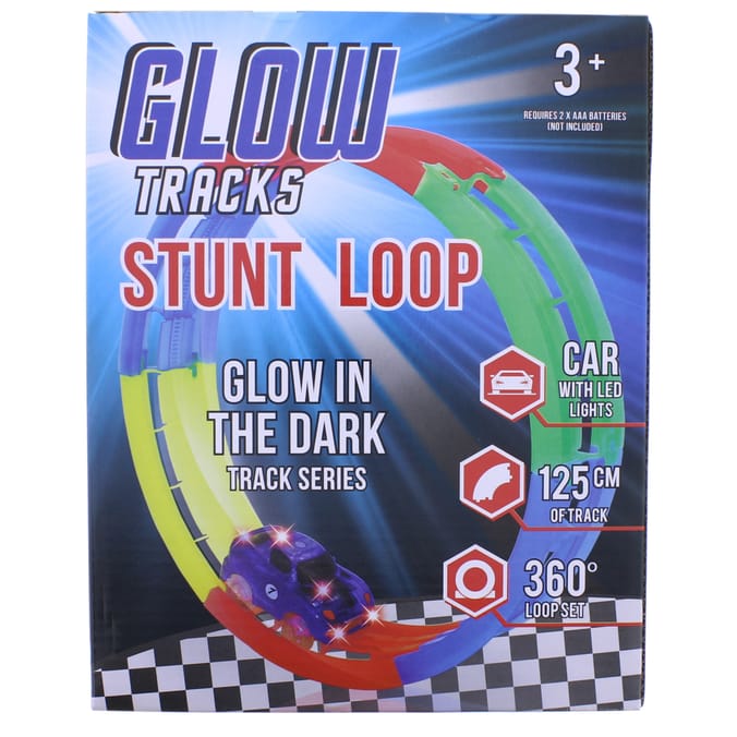 Glow tracks store stunt loop