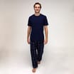 Jeff& Co by Jeff Banks: Navy T-Shirt & Long Bottoms Pyjamas - Short Sleeves