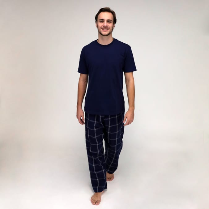 Jeff Co by Jeff Banks Navy T Shirt Long Bottoms Pyjamas