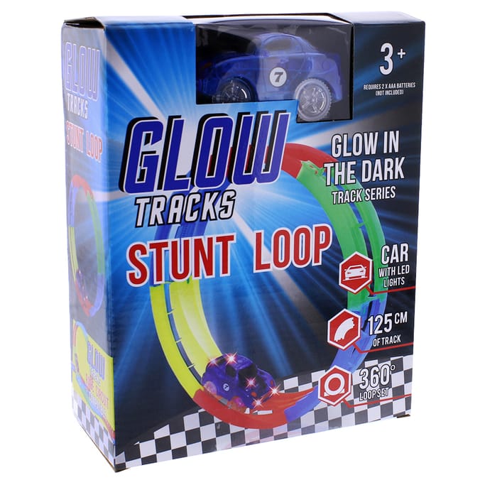 Glow tracks stunt loop on sale