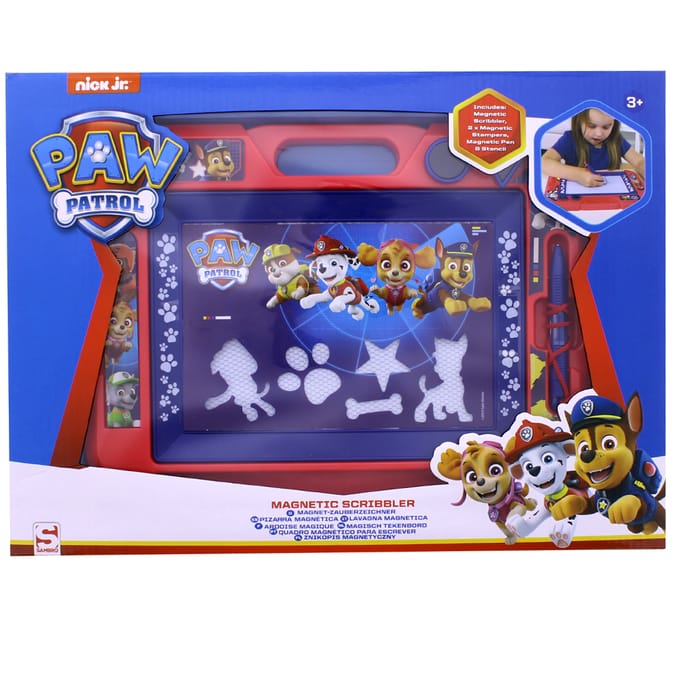 Paw Patrol Magnetic Scribbler Etch a Sketch Doodle Stamper Drawing