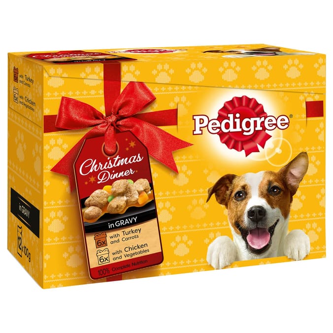Pedigree Christmas Dinner Pouches, xmas, christmas, dinner, dinners