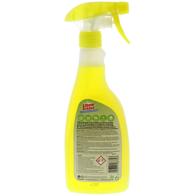 Elbow Grease Spray 500ml (Case of 8), clean, cleaner, spray, sprayer