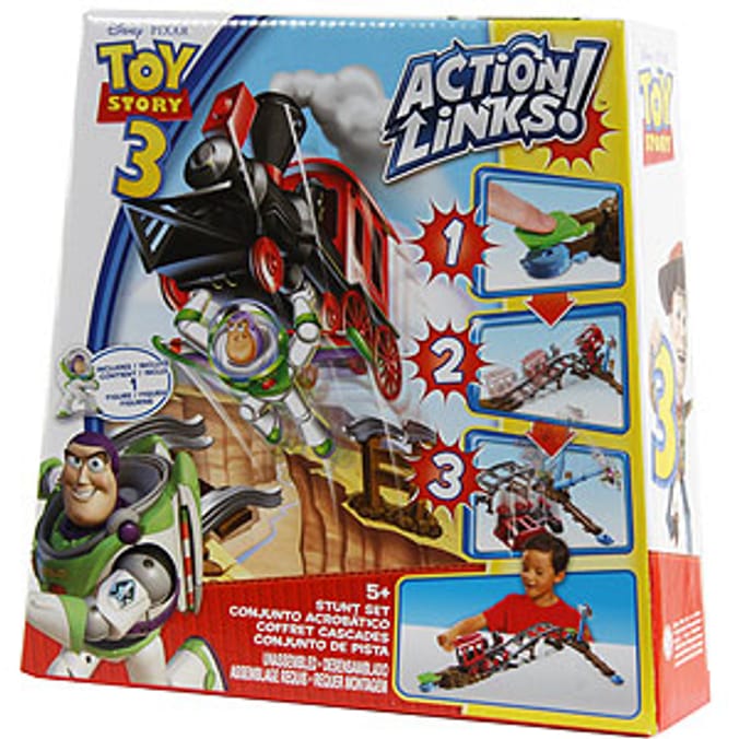 Toy Story Action Links - Buzz Saves the Train