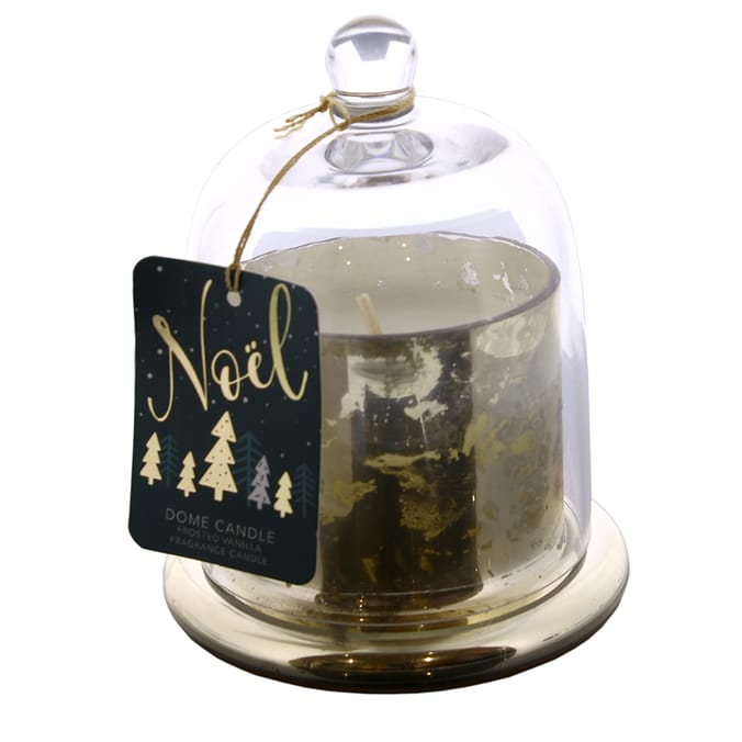 Noel Dome Candle Frosted Vanilla, Christmas, fragrance, winter