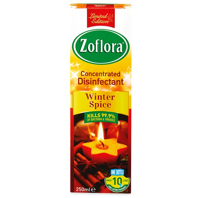 Zoflora Concentrated Disinfectant Winter Spice (2 x 250ml), scent