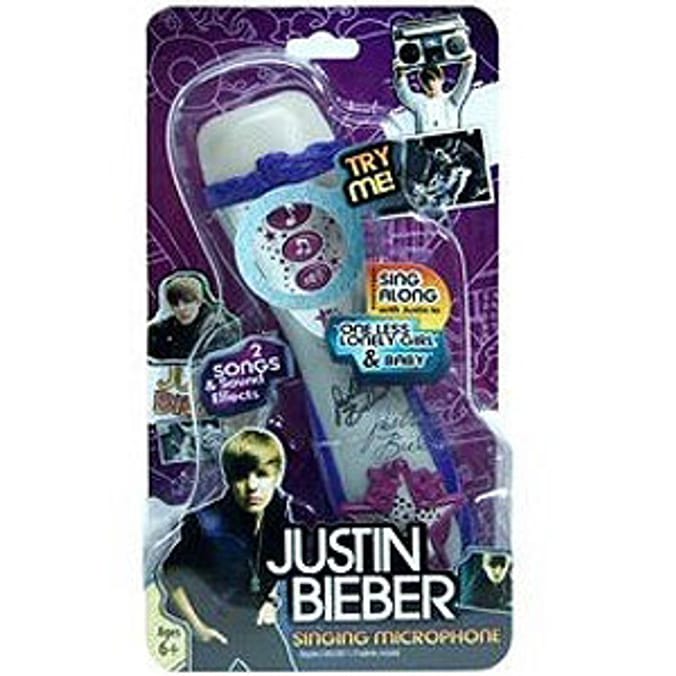 Justin Bieber Singing Microphone Home Bargains
