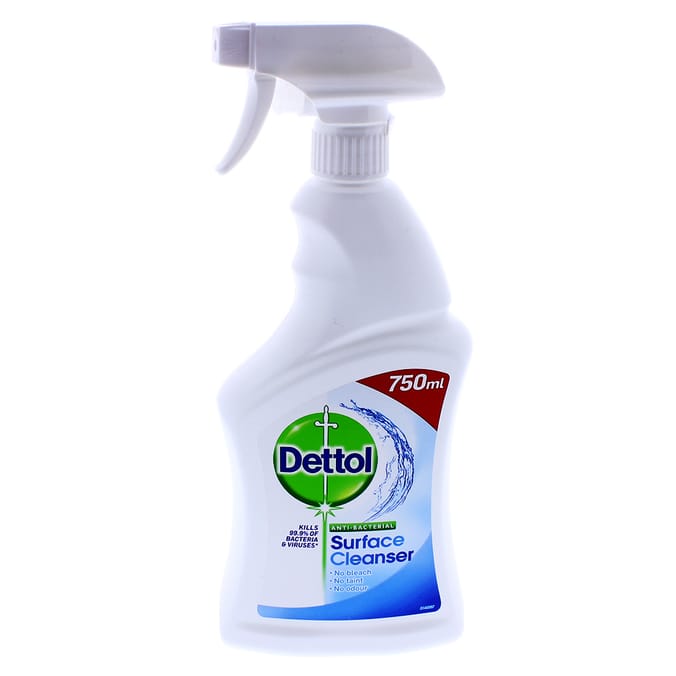 Dettol AntiBacterial Surface Cleaner 750ml (Case of 6), cleaning
