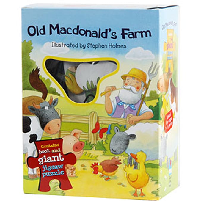 Old MacDonald's Farm Story Book and Jigsaw Puzzle