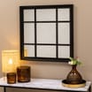 Homestyle Soho Square Mirror Black