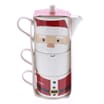 Noel Santa Stacking Teapot & Mug Set