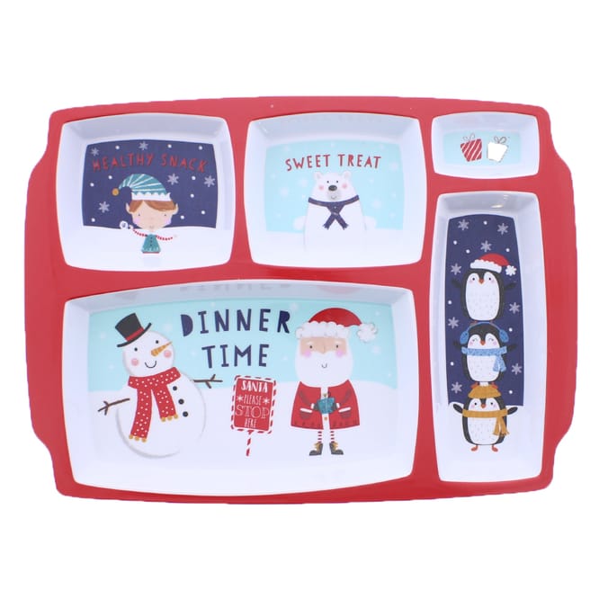 Childrens christmas outlet plate