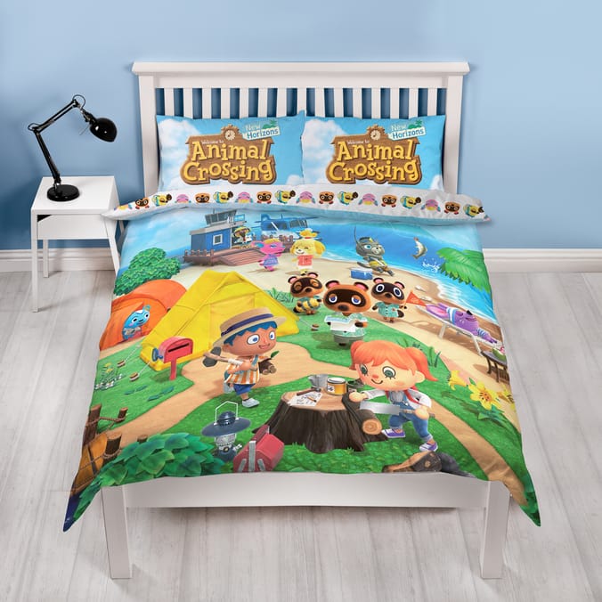 Animal Crossing Beach Double Panel Duvet Set, 5056197137833, Nintendo