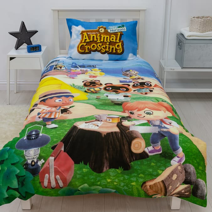 Animal Crossing Beach Double Panel Duvet Set, 5056197137833, Nintendo