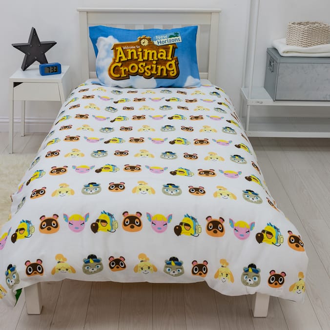 Animal Crossing Beach Double Panel Duvet Set, 5056197137833, Nintendo