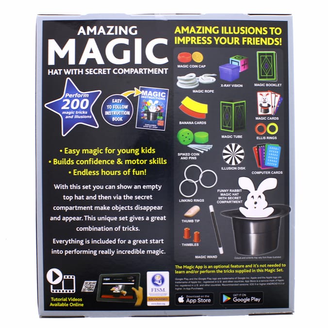 Amazing Magic Hat with Secret Compartment, toy, christmas, holiday