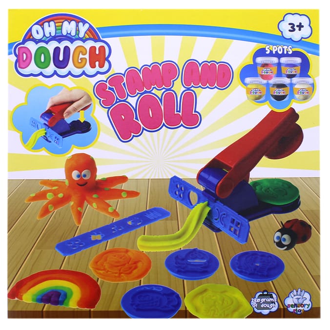 Oh My Dough Stamp & Roll Set, kids, childs, play, activity, set