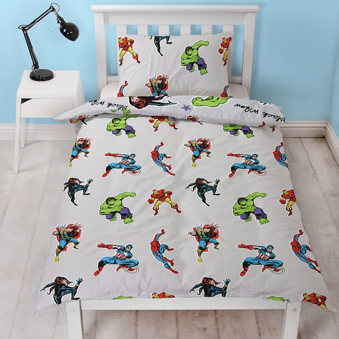 Superhero bedding clearance single