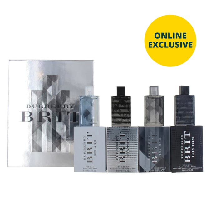 Burberry brit for men gift set hot sale