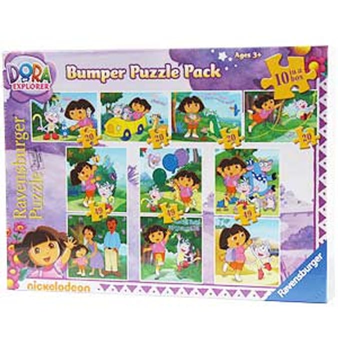 Dora the Explorer Bumper Puzzle Pack